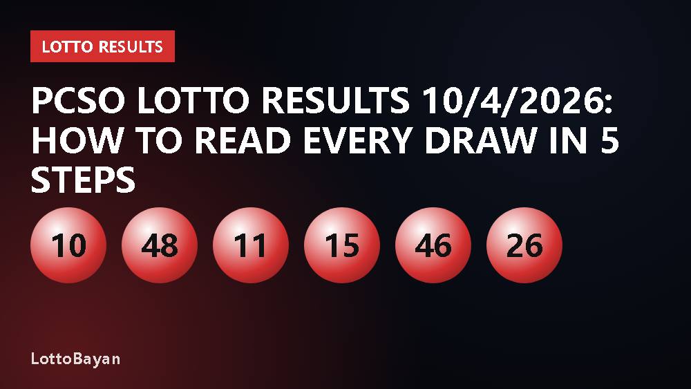 PCSO Lotto Results 10/4/2026: How to Read Every Draw in 5 Steps